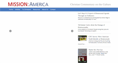 Desktop Screenshot of missionamerica.com