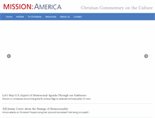 Tablet Screenshot of missionamerica.com